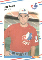 1988 Fleer Baseball Cards      194     Jeff Reed